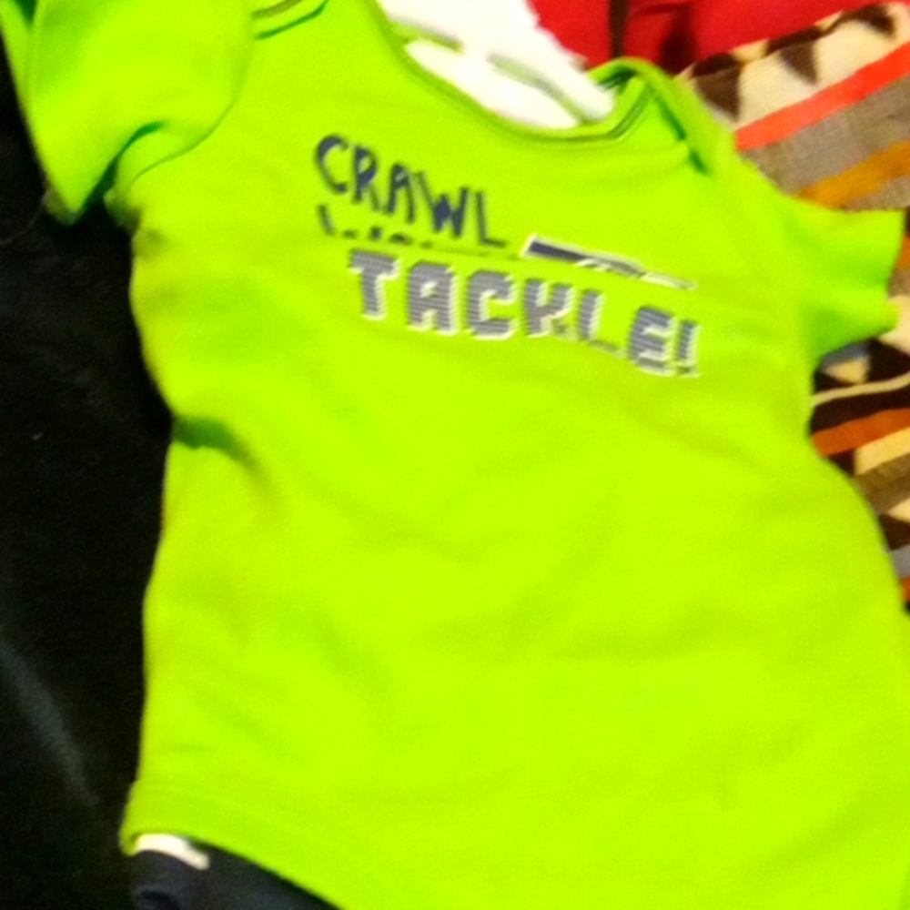 Blue snow suit 3 tee NFL tee